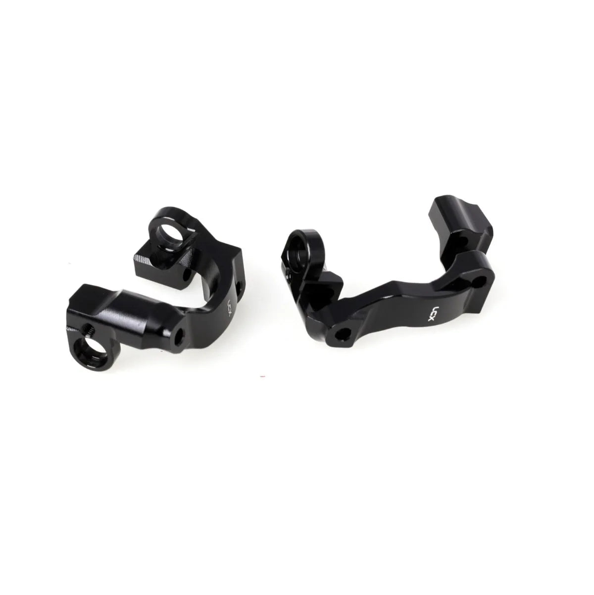 LCX Racing 1/16 RC Truck Aluminum Front Caster Blocks C-Hubs for Traxxas Mini Maxx Mini XRT Upgrades Parts Accessories