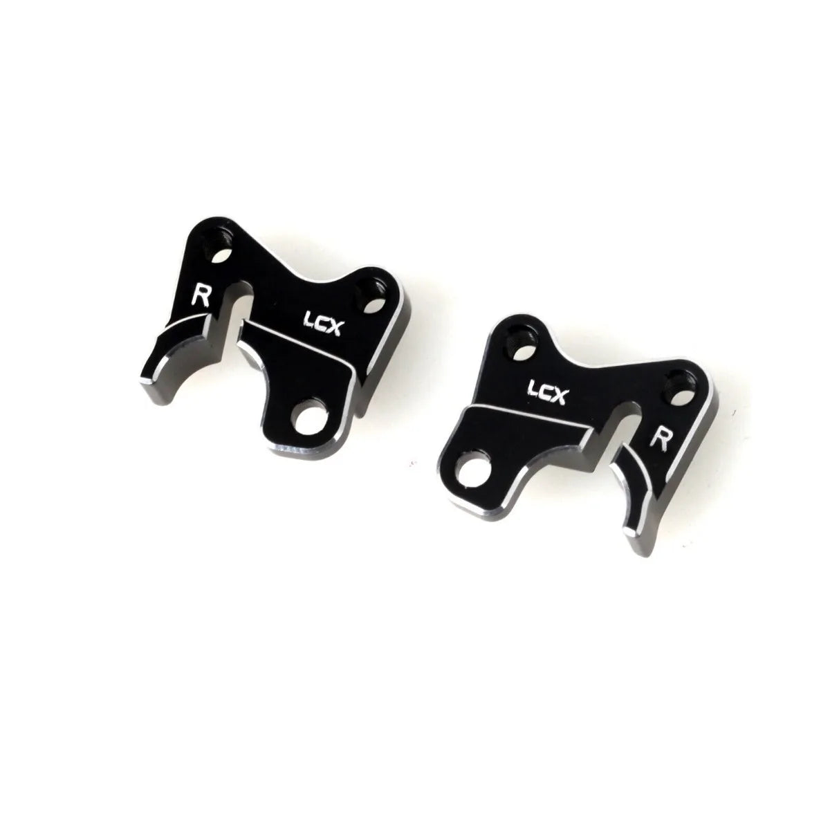 LCX Racing 1/18 RC Crawler CNC Aluminum Rear Axle Shock Mount Lower for Traxxas TRX4M F150 Upgrades Parts Accessories