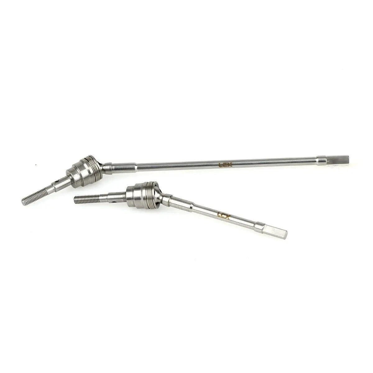 LCX Racing 1/10 RC Crawler Stainless Steel AR60 OCP Front Axle CVD Drive Shaft Set for Axial Wraiht RR10 Bomber Upgrades Parts