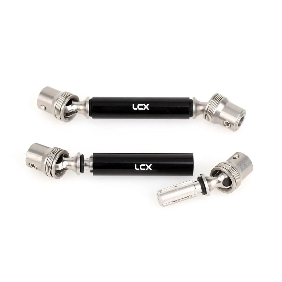 LCX Racing 1/10 RC Crawler Car Stainless Steel Center Drive Shafts for Axial SCX10 III SCX10 PRO Upgrades Parts Accessories