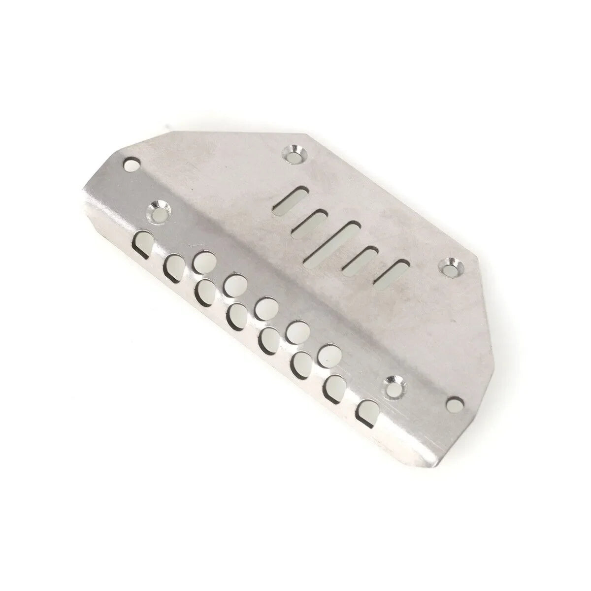 LCX Racing 1/10 RC Crawler Car Stainless Steel Front Chassis Guard Chassis Armor for Traxxas TRX4 TRX6 Upgrades Part Accessories
