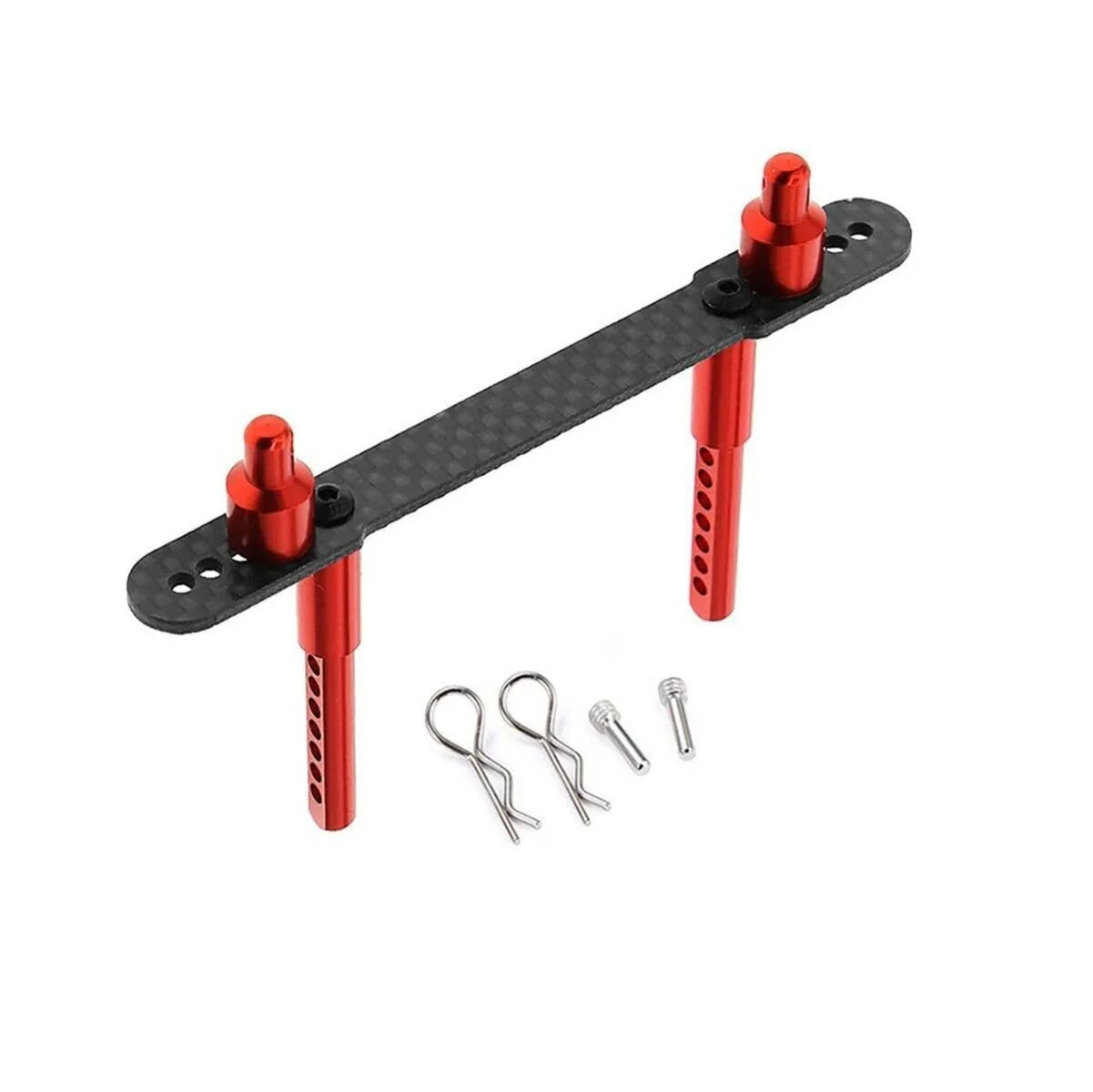 LCX Racing 1/10 RC Crawler Aluminum Front Rear Body Post Upgrades Parts Accessories for Axial SCX10 II 90046 90047