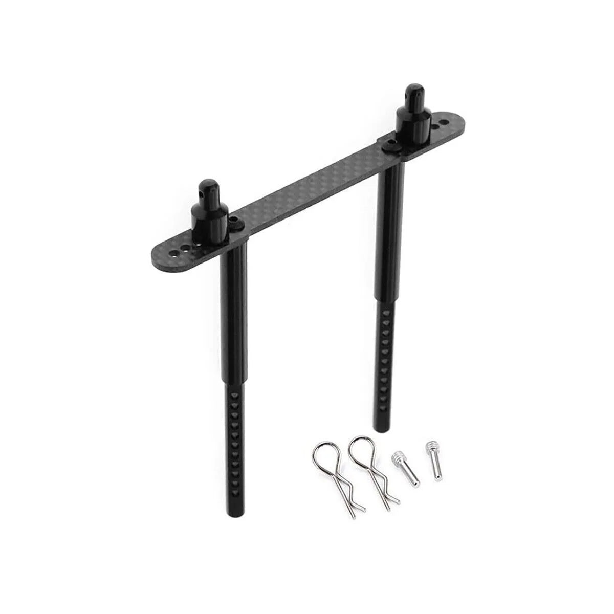 LCX Racing 1/10 RC Crawler Aluminum Front Rear Body Post Upgrades Parts Accessories for Axial SCX10 II 90046 90047