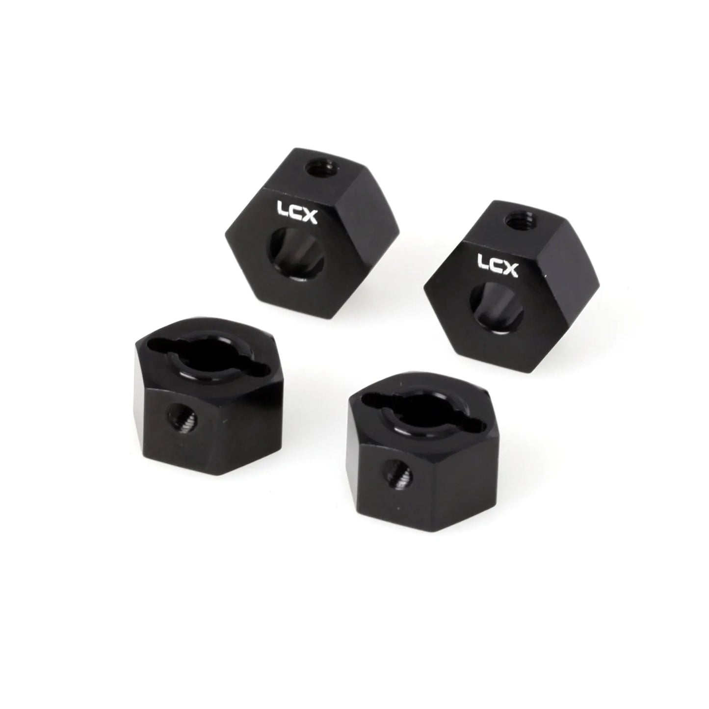 LCX Racing 1/16 RC Truck Aluminum Wheel Hex Wheel Adapter 8x12mm for Traxxas Mini Maxx Mini XRT Upgrades Parts Accessories