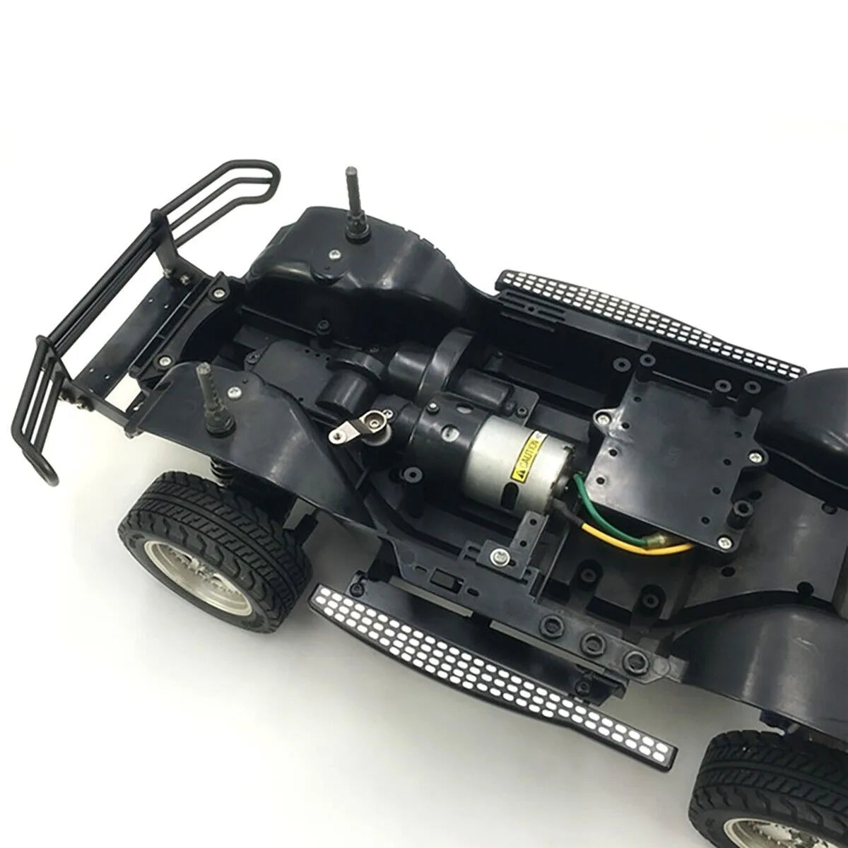 LCX Racing 1/10 RC Crawler CNC Aluminum Rock Sliders Side Step Foot-Plate for Tamiya CC-01 Upgrades Parts Accessories
