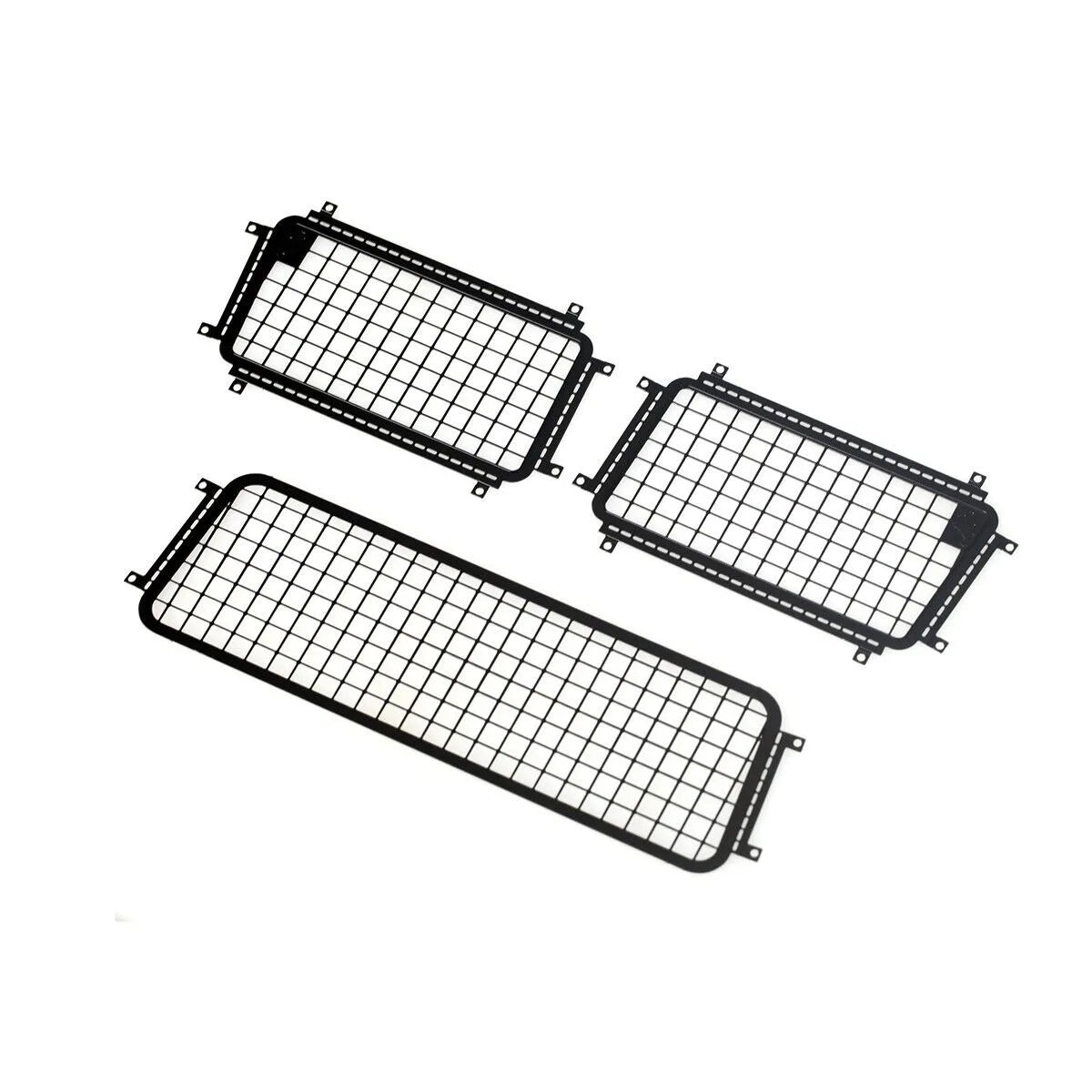 LCX Racing 1/10 RC Crawler Stainless Steel Window Protective Mesh Net for Traxxas TRX4 Bronco Upgrades Parts Accessories