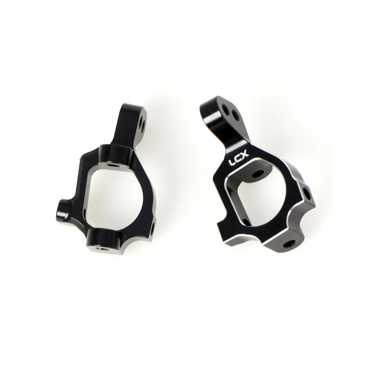 LCX Racing RC Truck CNC Aluminum Front C Hub Caster Block Set for 1/10 LOSI 22S, Upgrades Parts Accessories