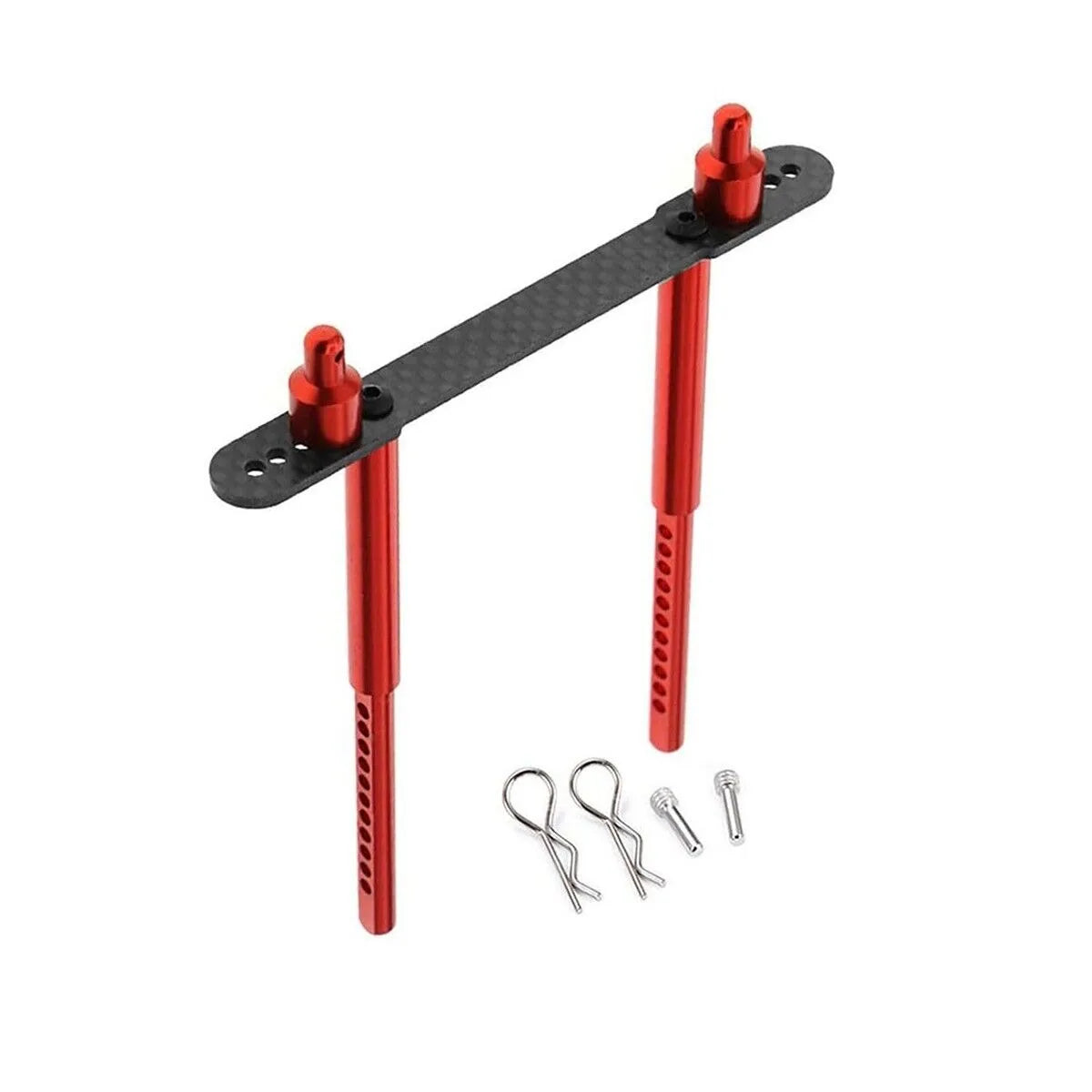 LCX Racing 1/10 RC Crawler Aluminum Front Rear Body Post Upgrades Parts Accessories for Axial SCX10 II 90046 90047