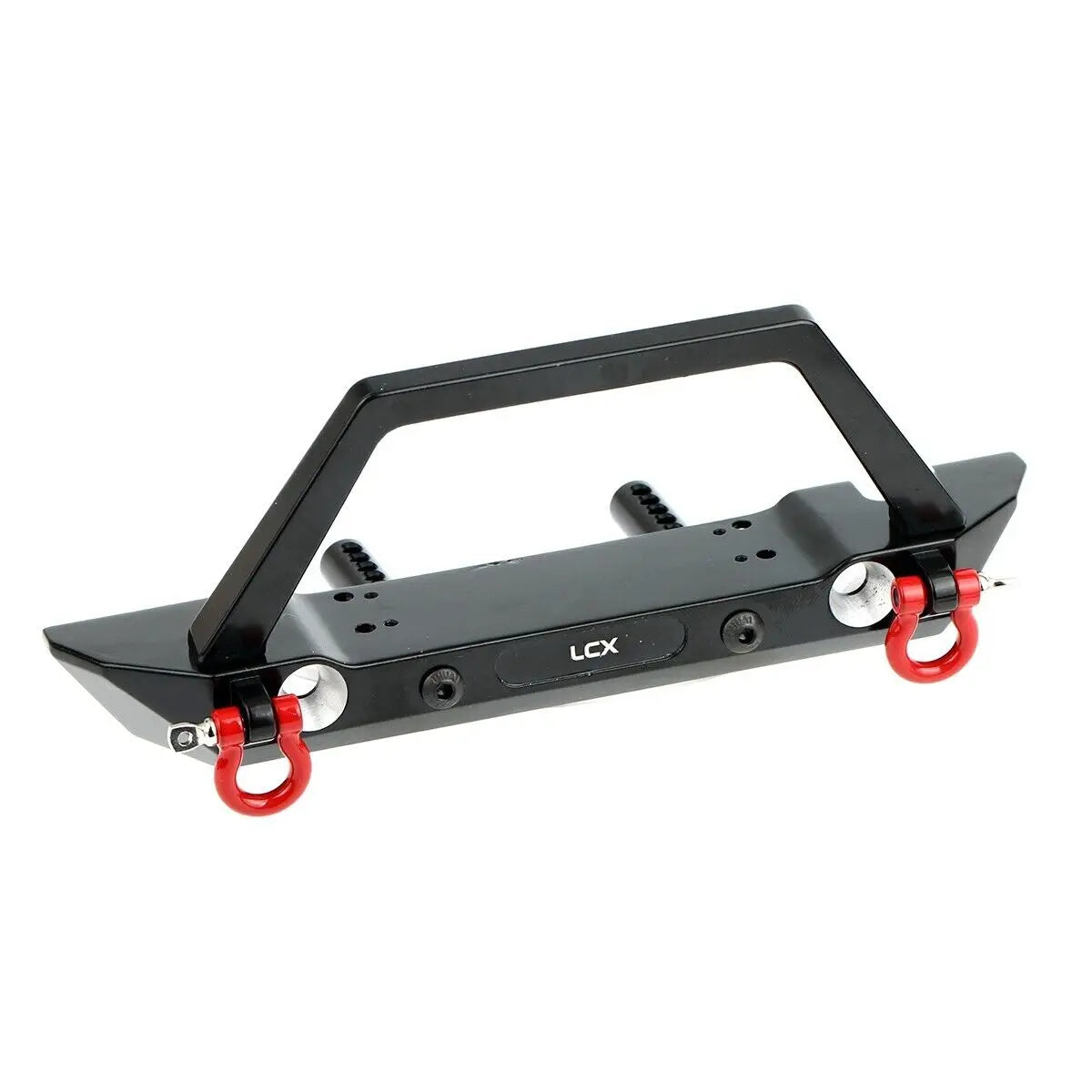 LCX Racing 1/10 RC Crawler Aluminum Front Bumper for Traxxas TRX4 TRX6 Axial SCX10 II III PRO Gen8 Upgrades Parts Accessories