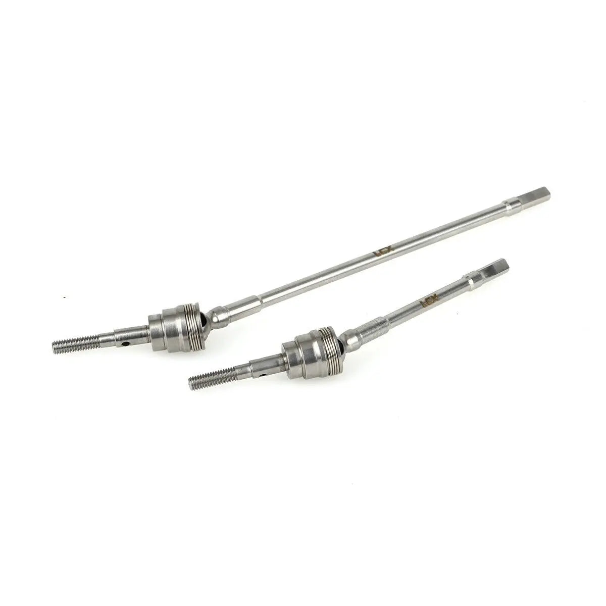 LCX Racing 1/10 RC Crawler Stainless Steel AR60 OCP Front Axle CVD Drive Shaft Set for Axial Wraiht RR10 Bomber Upgrades Parts