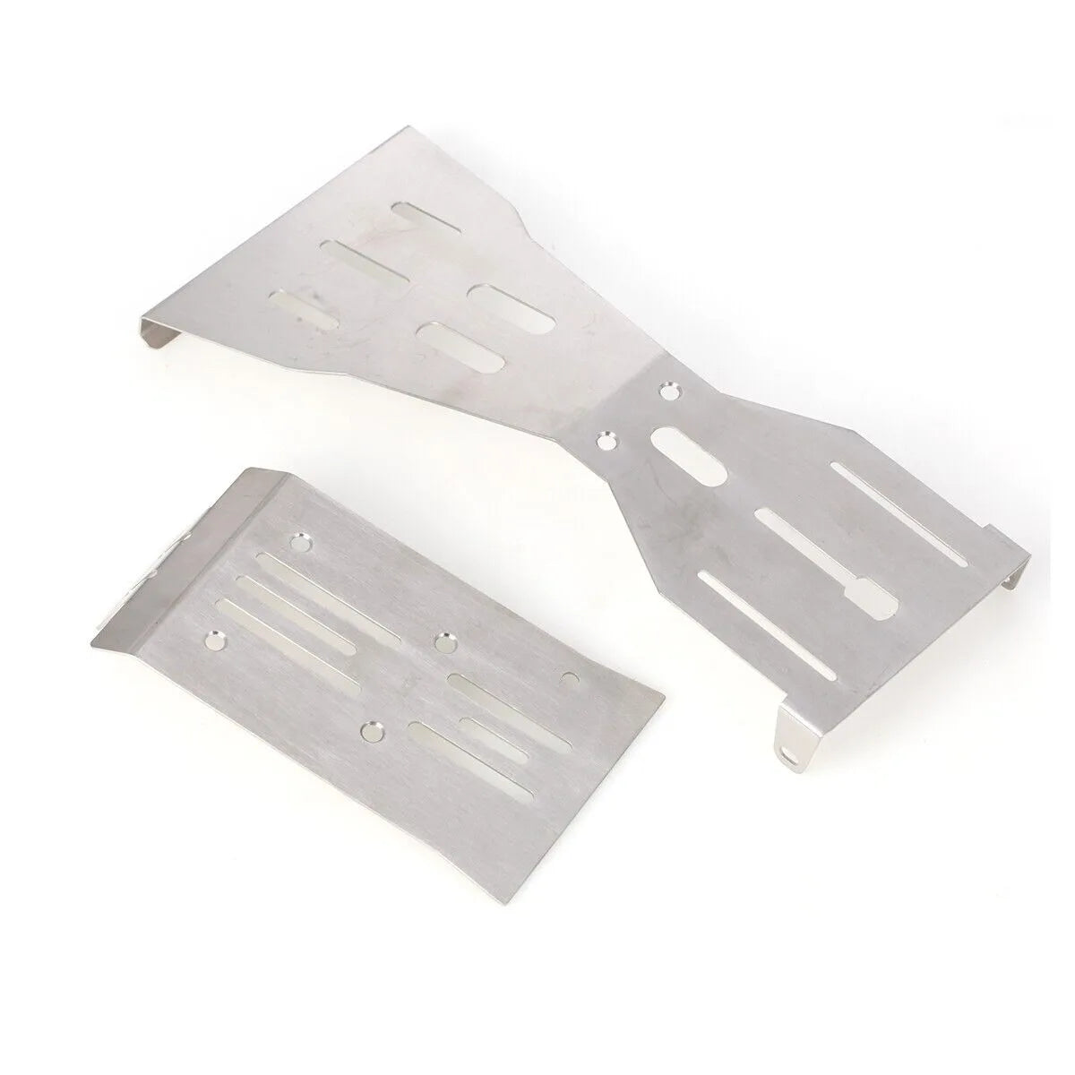 LCX Racing 1/10 RC Truck Stainless Steel Chassis Guard Skid Plate Guard Armor Upgrades Accessories for Arrma Fury 2WD 223S