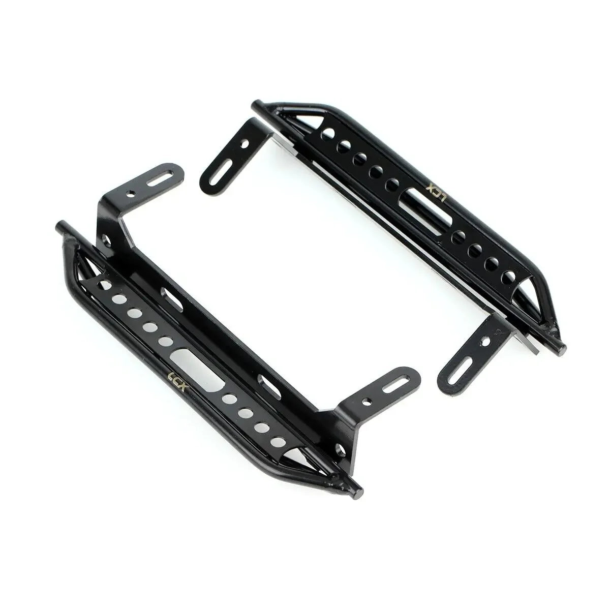 LCX Racing 1/10 RC Crawler Car Metal Rock Sliders Side Step Running Foot Board for Traxxas TRX4 Upgrades Parts Accessories