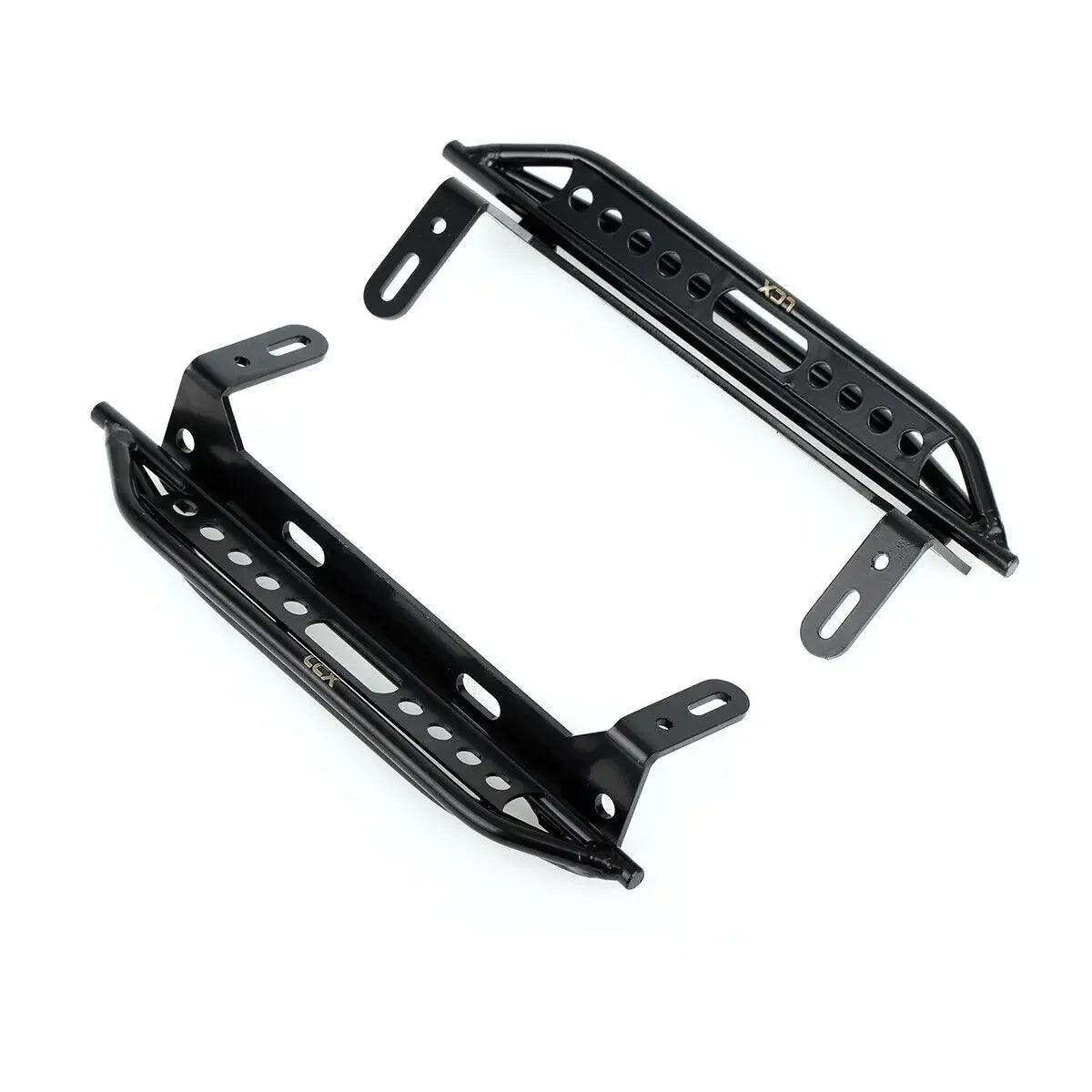 LCX Racing 1/10 RC Crawler Car Metal Rock Sliders Side Step Running Foot Board for Traxxas TRX4 Upgrades Parts Accessories