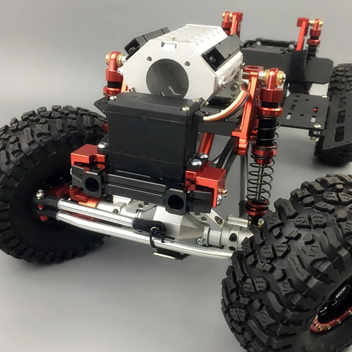 LCX Racing 1/10 RC Crawler Car Front-Mounted Servo Mount for Axial SCX10 II 90046 90047 Upgrades Parts Accessories