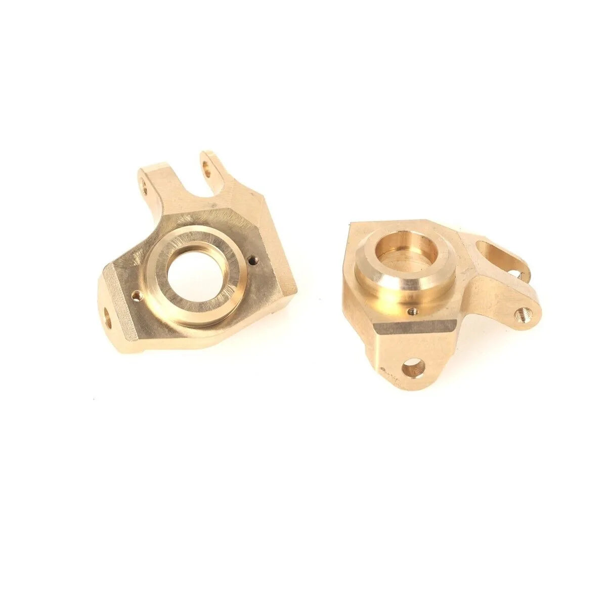 LCX Racing 1/10 RC Crawler Brass AR44 Front Axle Steering Knuckle Set Upgrades Parts Accessories for Axial SCX10 II 90046 90047