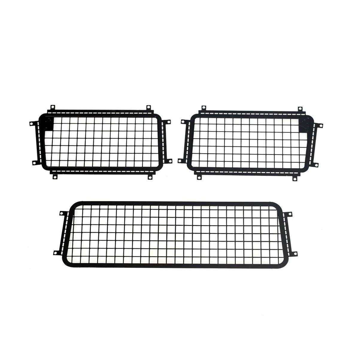 LCX Racing 1/10 RC Crawler Stainless Steel Window Protective Mesh Net for Traxxas TRX4 Bronco Upgrades Parts Accessories