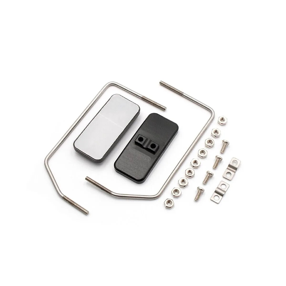 LCX Racing 1/14 RC Truck Aluminum Side Mirror Door Mirrors for Tamiya R620 Upgrades Parts Accessories