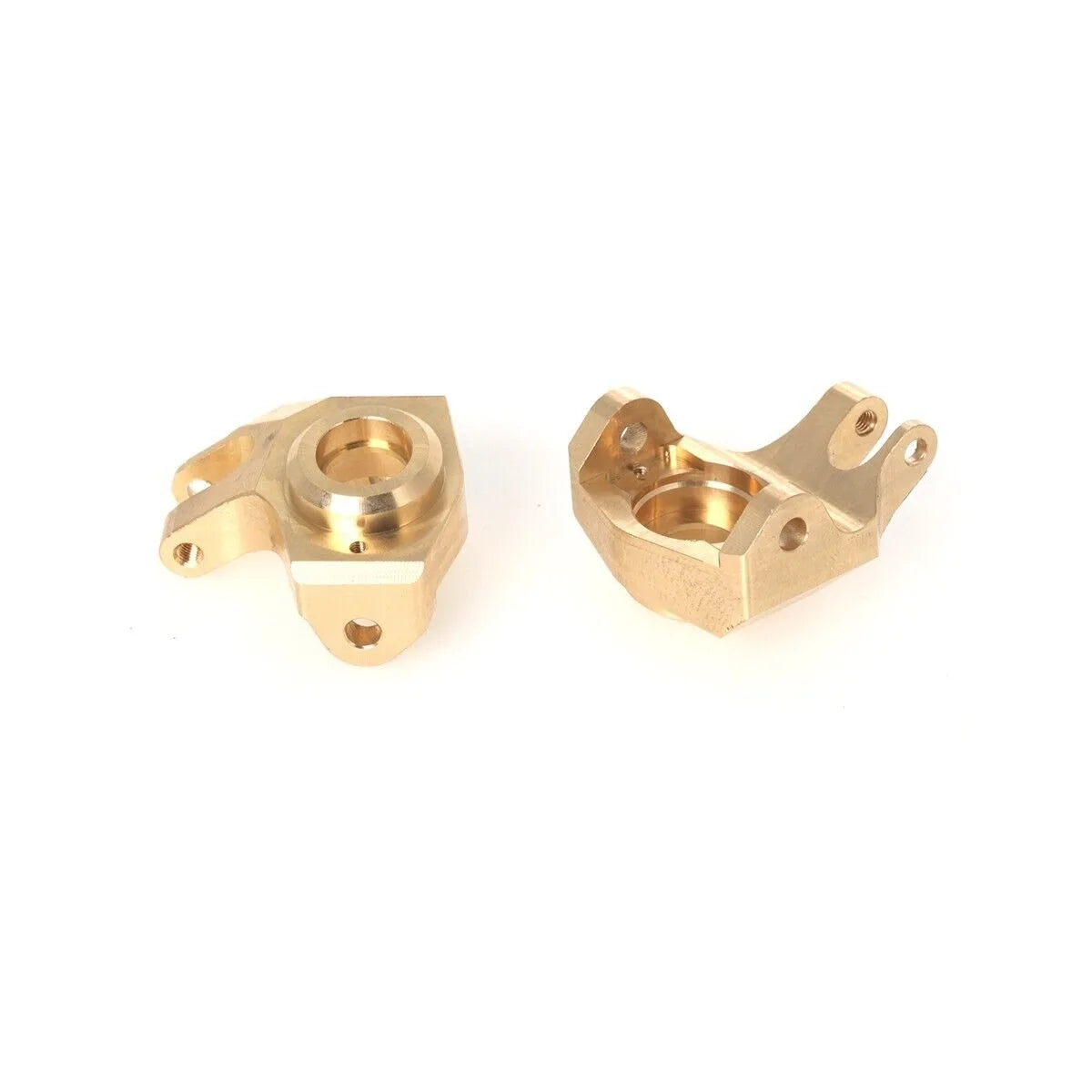 LCX Racing 1/10 RC Crawler Brass AR44 Front Axle Steering Knuckle Set Upgrades Parts Accessories for Axial SCX10 II 90046 90047