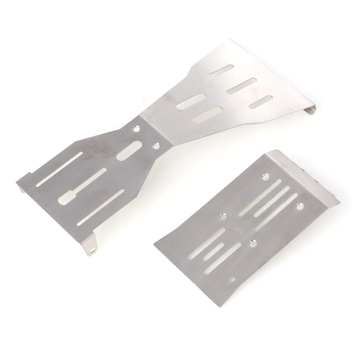 LCX Racing 1/10 RC Truck Stainless Steel Chassis Guard Skid Plate Guard Armor Upgrades Accessories for Arrma Fury 2WD 223S