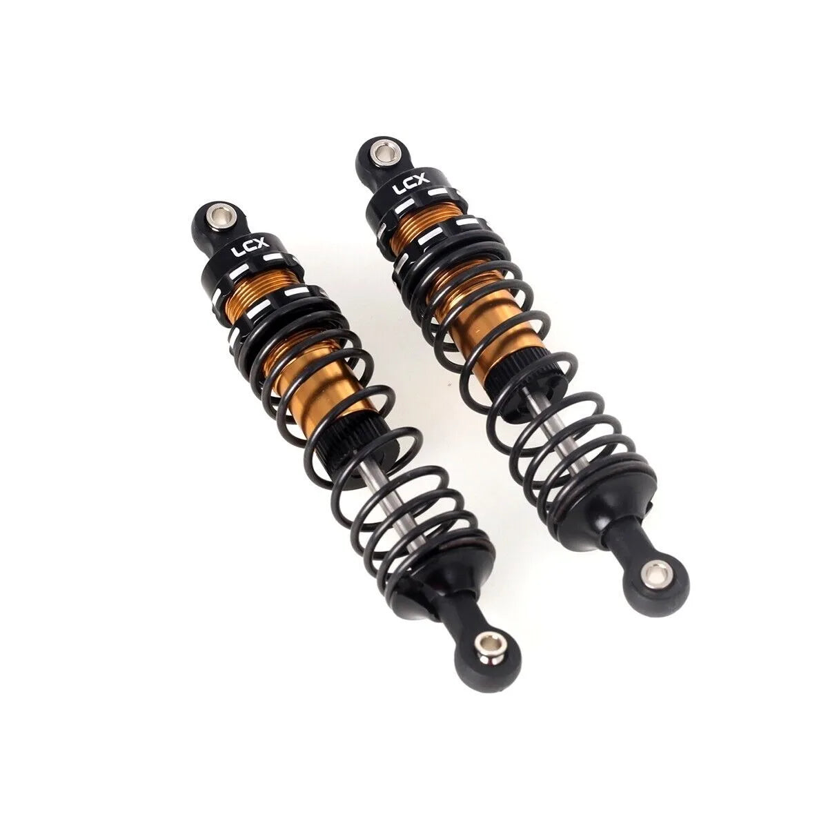 LCX Racing 1/10 RC Crawler Aluminum 90mm Suspension Shock Set 2pcs for Traxxas F150 Raptor R TRX4 Upgrades Parts Accessories