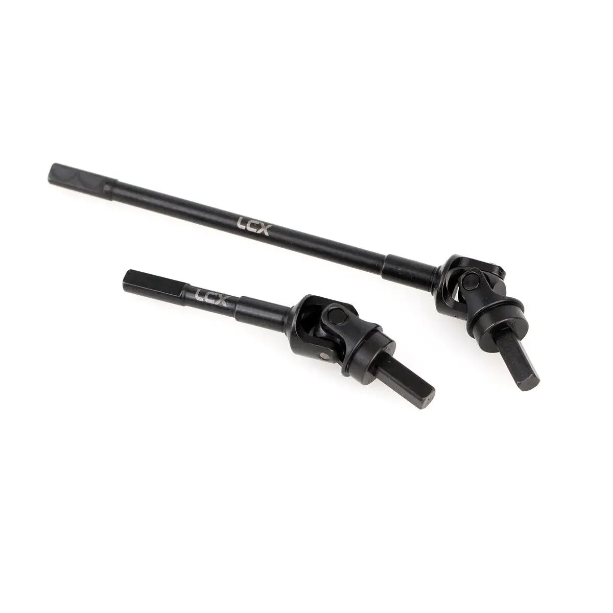 LCX Racing 1/10 RC Crawler Car Hard Steel AR45P Portal Universal Front Axle Drive Shaft for Axial SCX10 III Upgrades Accessories
