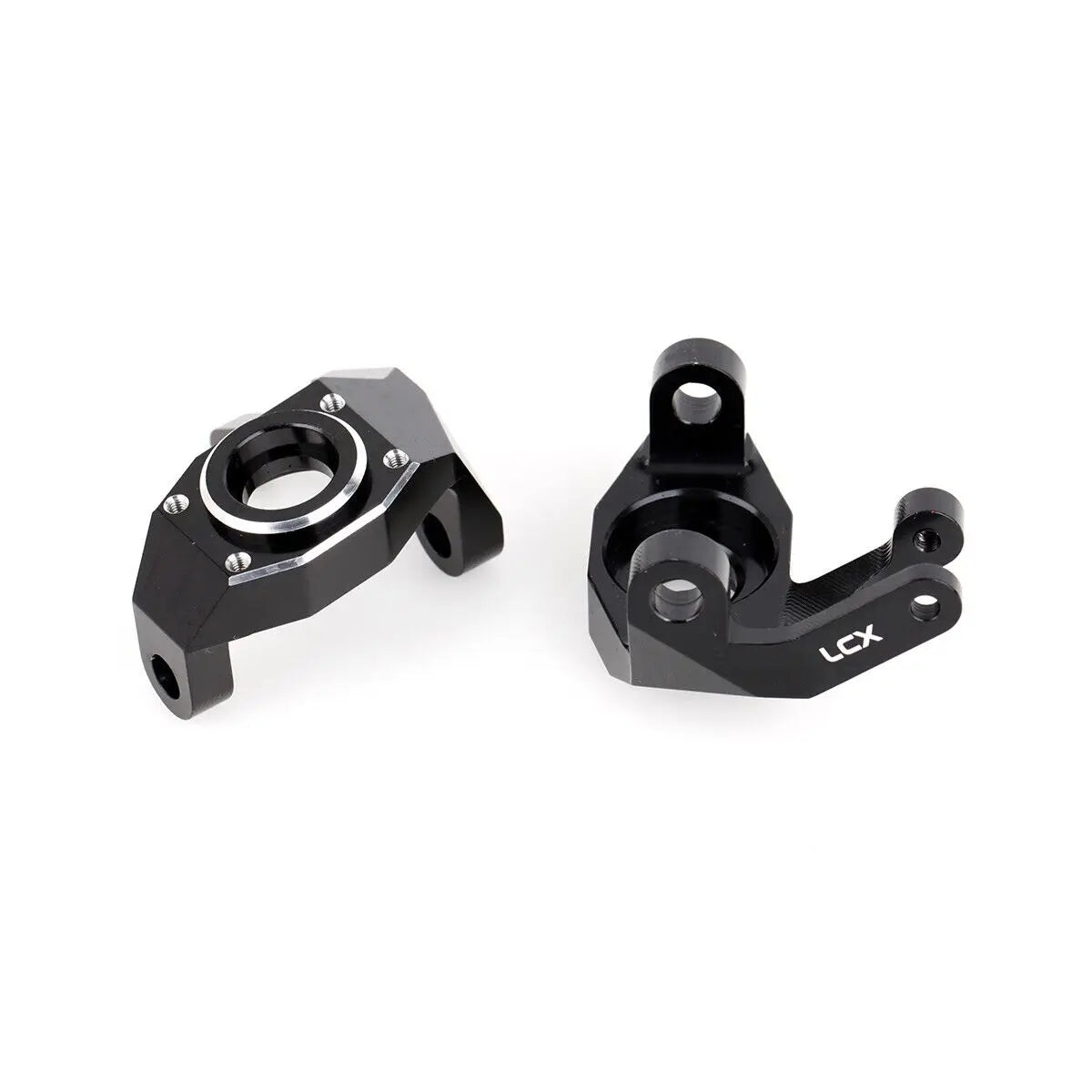 LCX Racing 1/6 RC Crawler CNC Aluminum AR90 Front Axle Steering Knuckle for Axial SCX6 Upgrades Parts Accessories