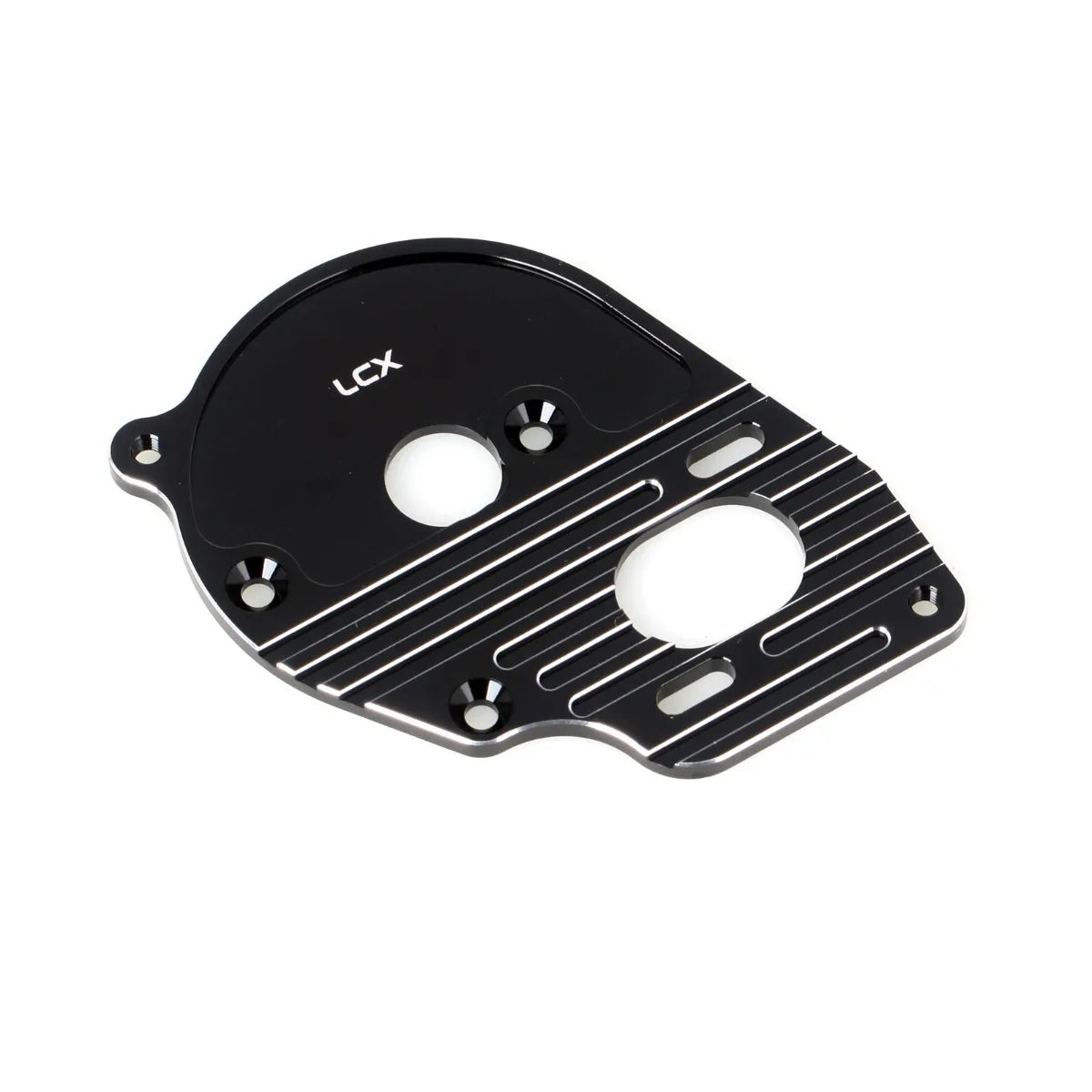 LCX Racing RC Car CNC Aluminum Transmission Motor Mount Plate Gearbox Motor Plate for 1/10 LOSI 22S, Upgrades Parts Accessories