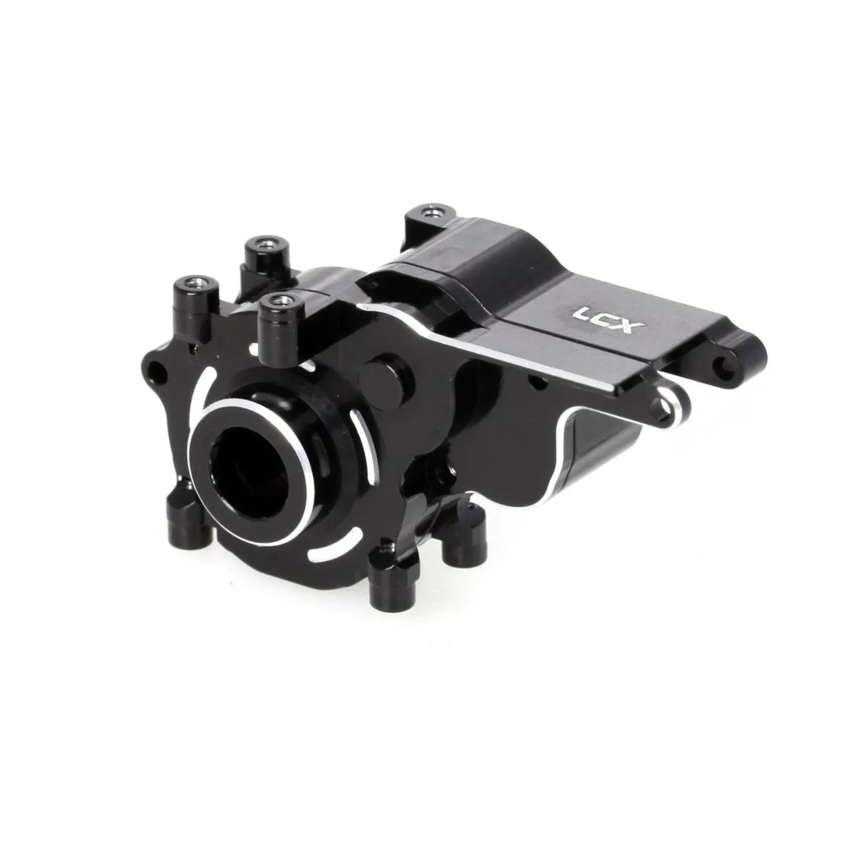 LCX Racing RC Truck Aluminum Transmission Housing Gearbox Case for LOSI 1/24 Micro-B 1/28 Micro-T Upgrades Parts Accessories