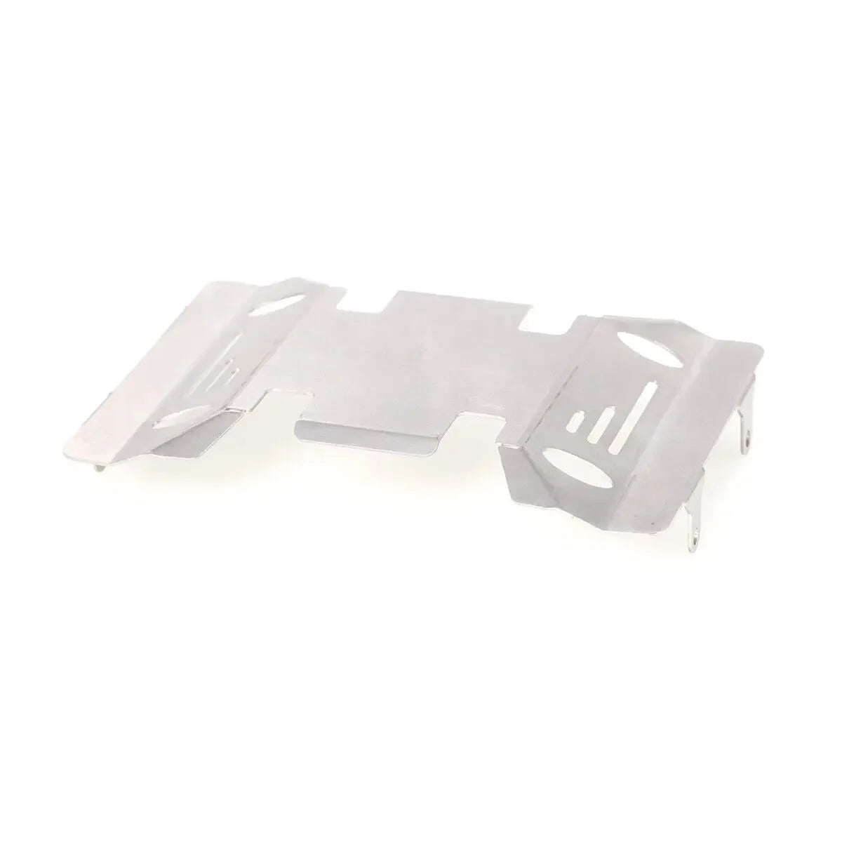 LCX Racing 1/6 RC Crawler Car Stainless Steel Chassis Skid Plate Guard Chassis Armor for Axial SCX6 Upgrades Parts Accessories
