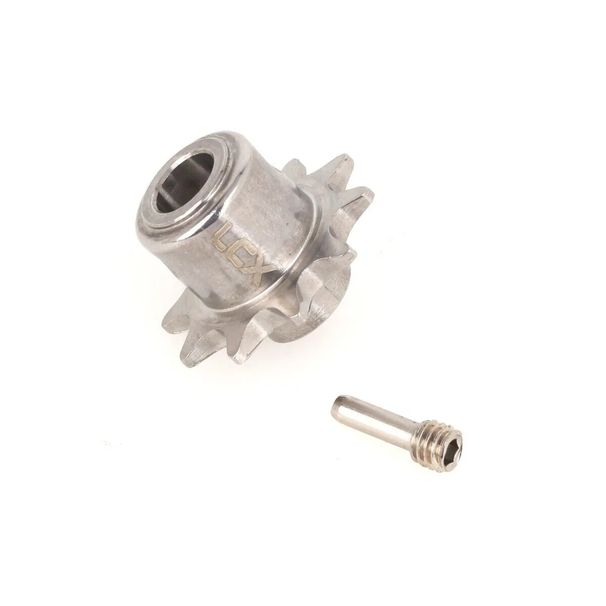 LCX Racing 1/4 RC Motorcycle Steel Front Chain Sprocket Chain Gear for Losi Promoto-MX Upgrades Parts Accessories