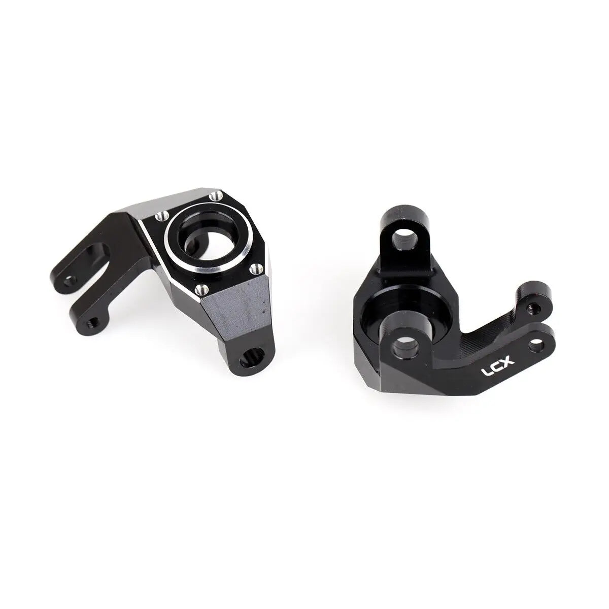 LCX Racing 1/6 RC Crawler CNC Aluminum AR90 Front Axle Steering Knuckle for Axial SCX6 Upgrades Parts Accessories