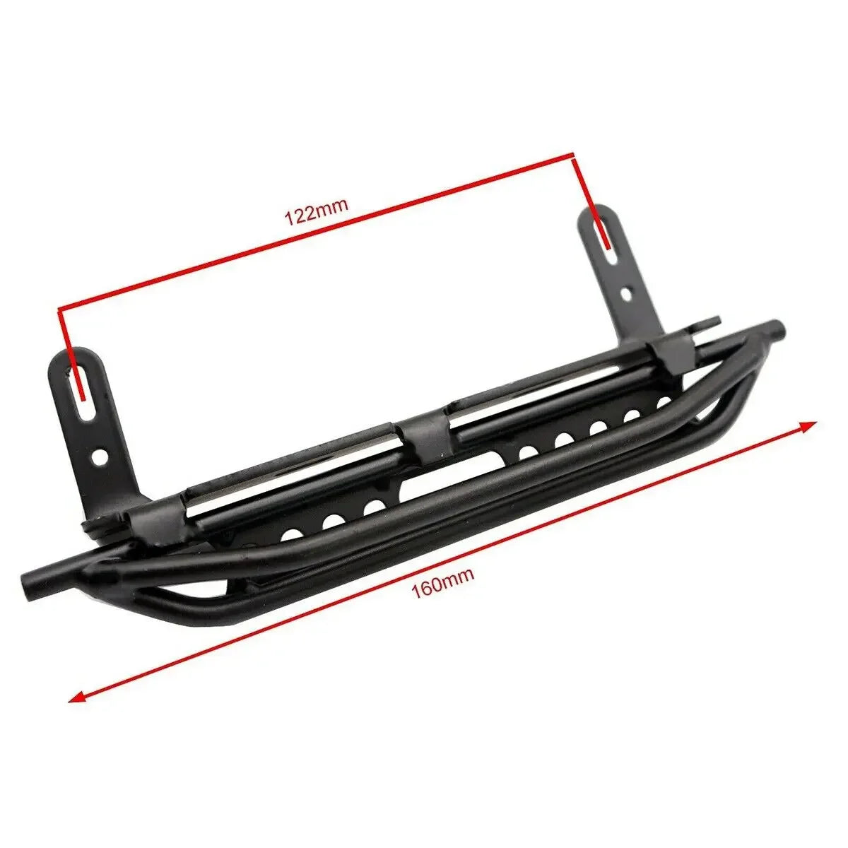 LCX Racing 1/10 RC Crawler Car Metal Rock Sliders Side Step Running Foot Board for Traxxas TRX4 Upgrades Parts Accessories
