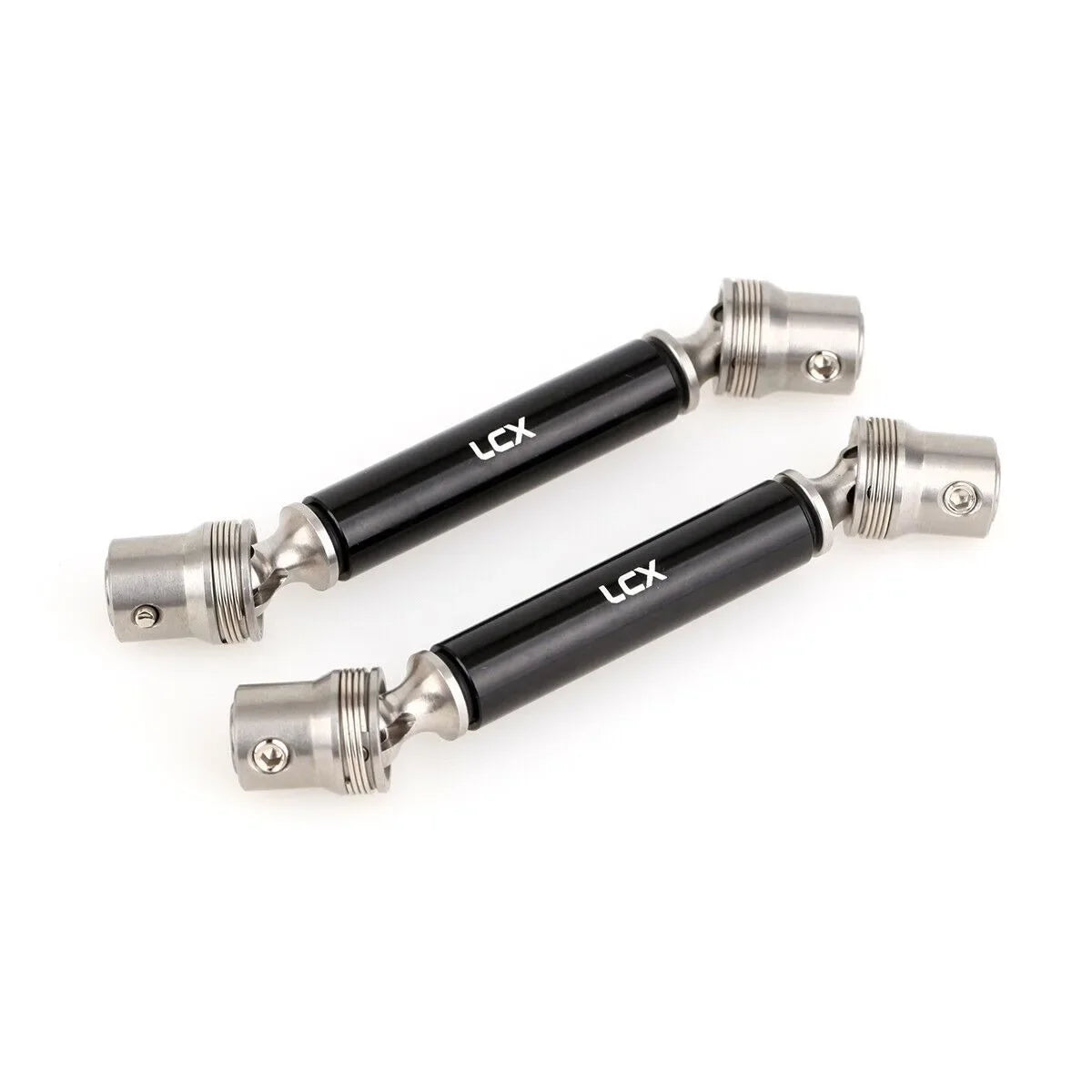 LCX Racing 1/10 RC Crawler Car Stainless Steel Center Drive Shafts for Axial SCX10 III SCX10 PRO Upgrades Parts Accessories
