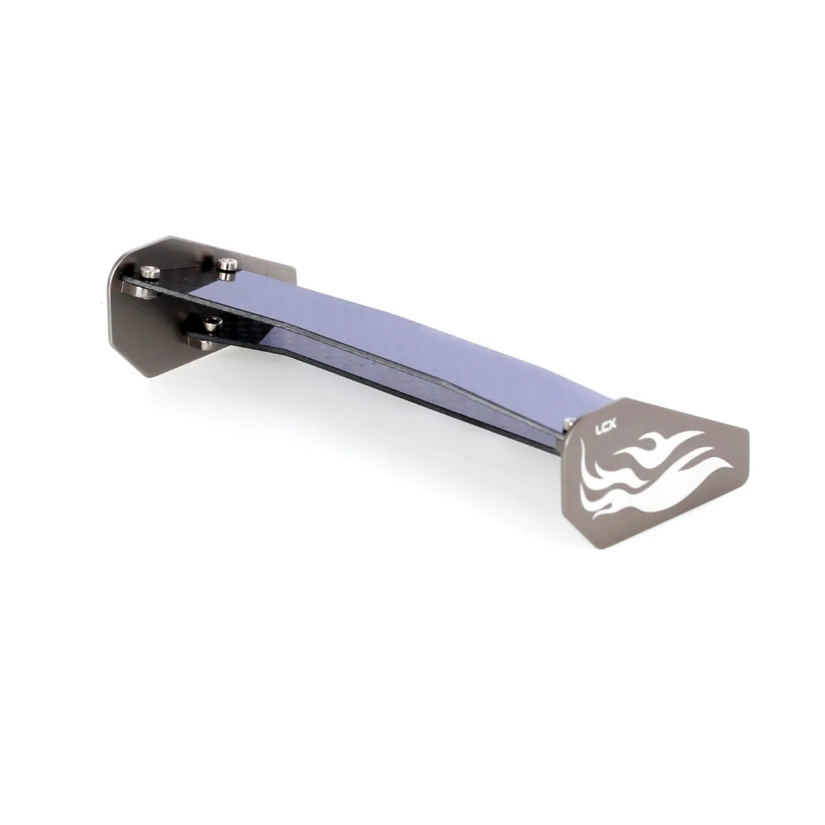 LCX Racing RC Truck Carbon Fiber Rear Wing Car Spoiler for 1/16 LOSI Mini-B Buggy Upgrades Parts Accessories