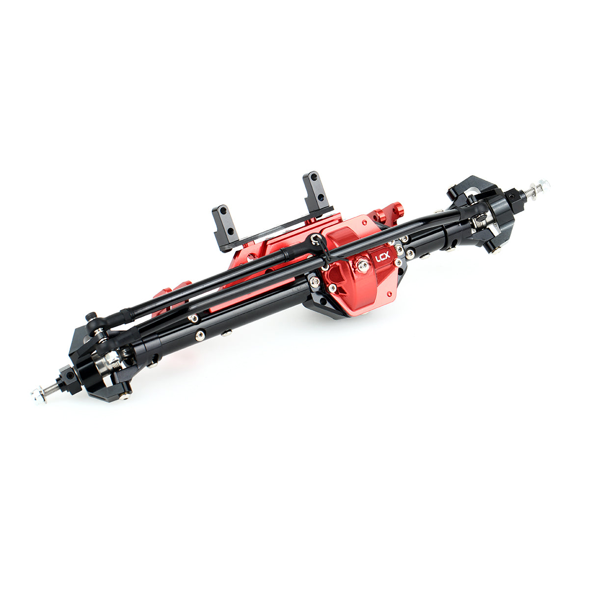 LCX Racing 1/10 RC Car CNC Aluminum AR60 OCP Front Axle Complete Set for Axial Wraith RR10 Bomber Upgrades Parts Accessories