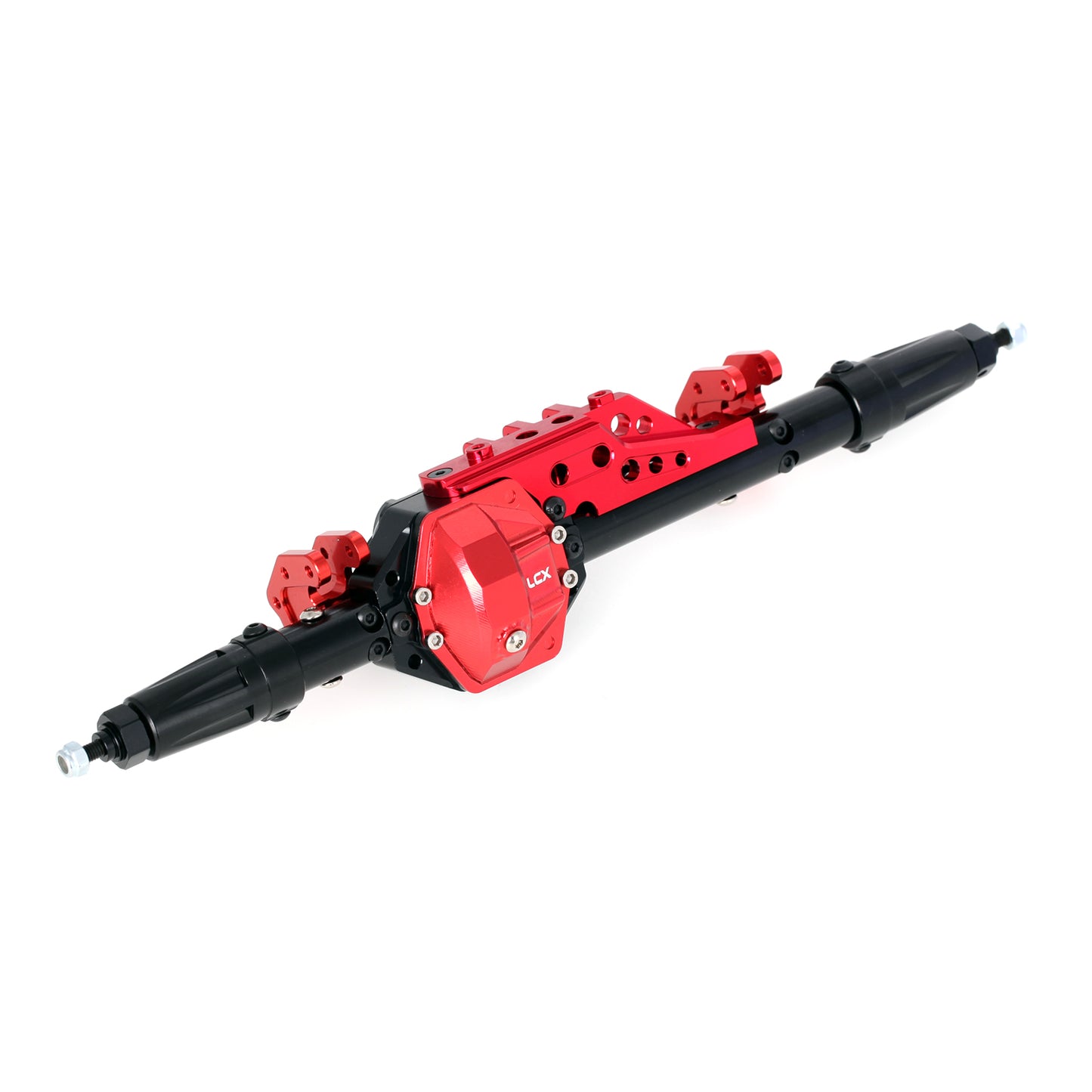 LCX Racing 1/10 RC Car CNC Aluminum AR60 OCP Rear Axle Complete Set for Axial Wraith RR10 Bomber Upgrades Parts Accessories