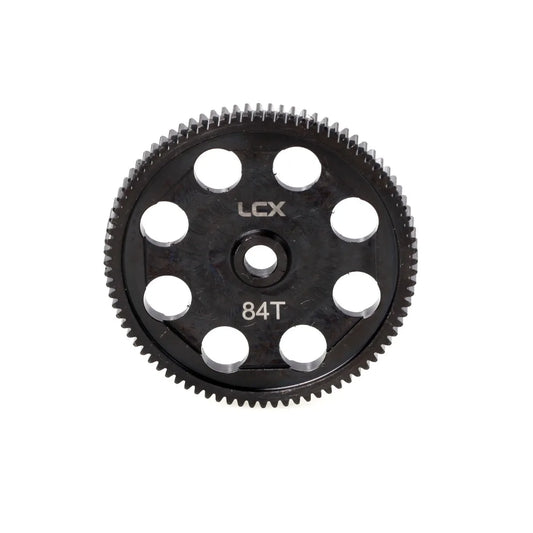 LCX Racing RC Car Hard Steel Transmission Spur Gear Gearbox Gear 84T for 1/10 LOSI 22S, Upgrades Parts Accessories