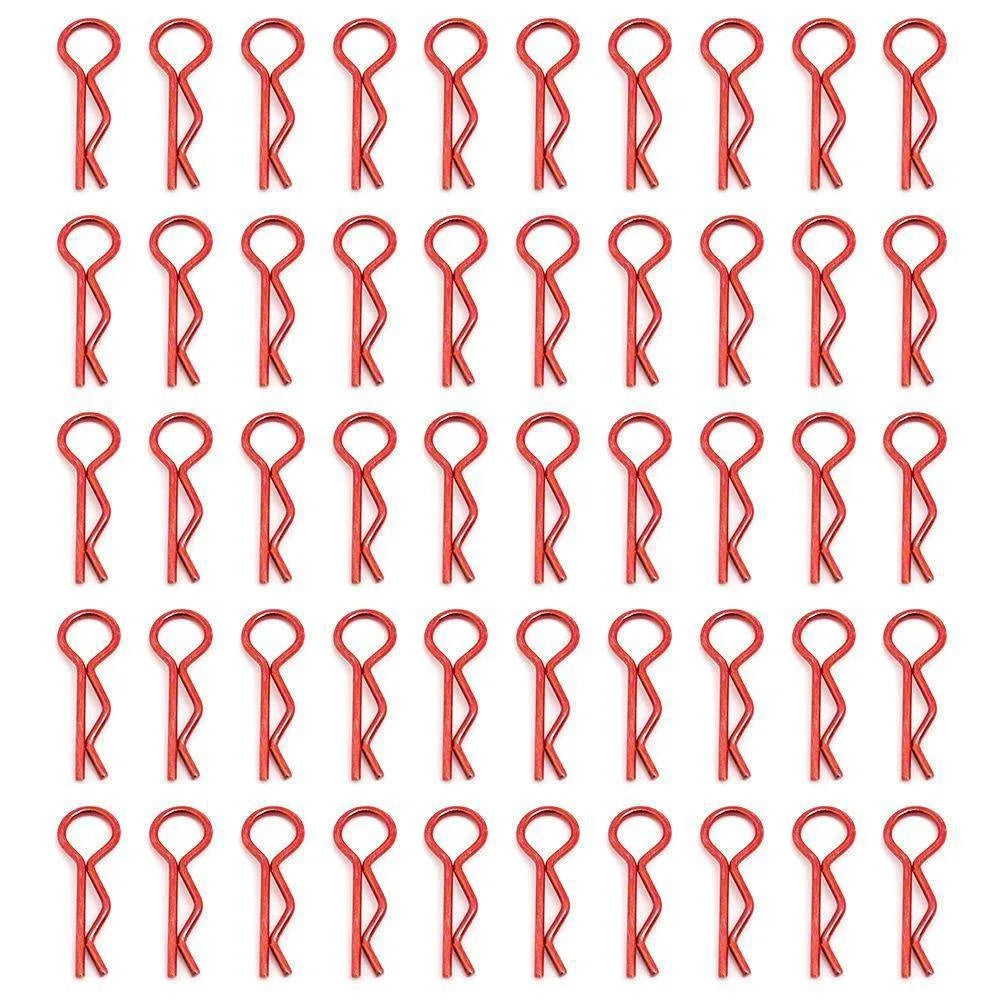 LCX Racing Stainless Steel RC Body Clips 24mm for 1/10 1/12 RC Truck Car Upgrades Parts Accessories