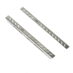LCX Racing 1/10 RC Crawler Stainless Steel Rock Slider Scuff Plate Guard Armor for Traxxas TRX6 Upgrades Parts Accessories