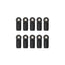 LCX Racing 1/10 RC Crawler Nylon Rod Ends Set 10pcs M4 Upgrades Parts Accessories for Traxxas TRX4 TRX6 Axial SCX10 II III PRO