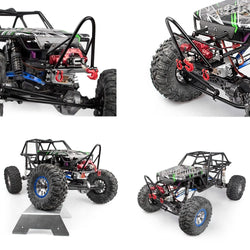 LCX Racing 1/10 RC Truck Metal Front Bumper for 1/10 Axial Wraith 90018 90020 90031 Upgrades Parts Accessories