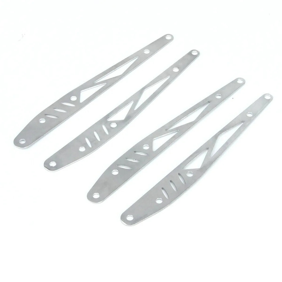 LCX Racing 1/10 RC Crawler Stainless Steel Rear Lower Link Reinforce Plate for Axial RBX10 RYFT Upgrades Parts Accessories