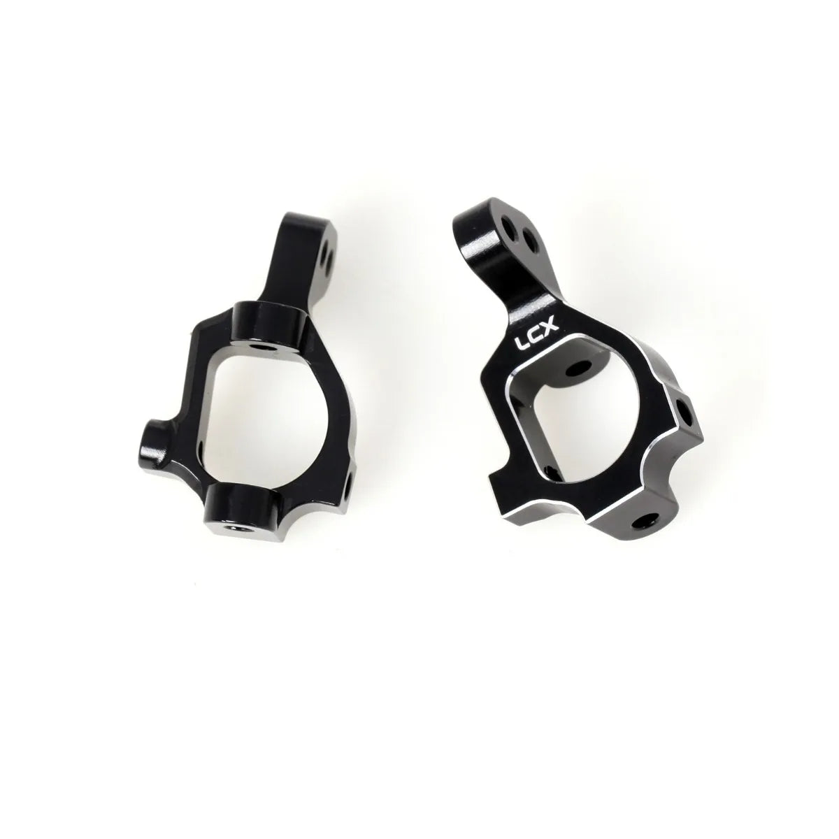 LCX Racing RC Truck CNC Aluminum Front C Hub Caster Block Set for 1/10 LOSI 22S, Upgrades Parts Accessories