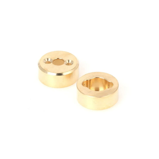 LCX Racing 1/18 RC Crawler CNC Brass Rear Axle Counter Weights Upgrades Parts Accessories for Traxxas TRX4M