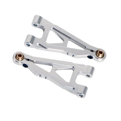LCX Racing RC Truck Aluminum Front Suspension Arms for Arrma 1/16 Mojave Grom Upgrades Parts Accessories