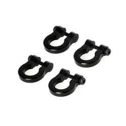 LCX Racing 1/10 RC Crawler 4pcs Bumper Tow Shackle Set Upgrades Parts Accessories for TRX4 TRX6 SCX10 II III PRO Gen8 Gen9