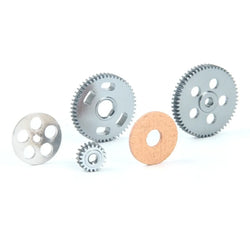 LCX Racing 1/24 RC Crawler Car Aluminum 0.3 Mod Transmission Gear Set for Axial SCX24 AX24 XC-1 Upgrades Parts Accessories