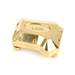 LCX Racing 1/10 RC Crawler Car Brass Front Rear Axle Differential Cover for Traxxas TRX4 TRX6 Upgrades Parts Accessories