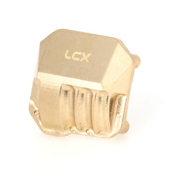 LCX Racing 1/10 RC Crawler Car Brass AR44 Axle Front Rear Axle Differential Cover for Axial SCX10 II Upgrades Parts Accessories