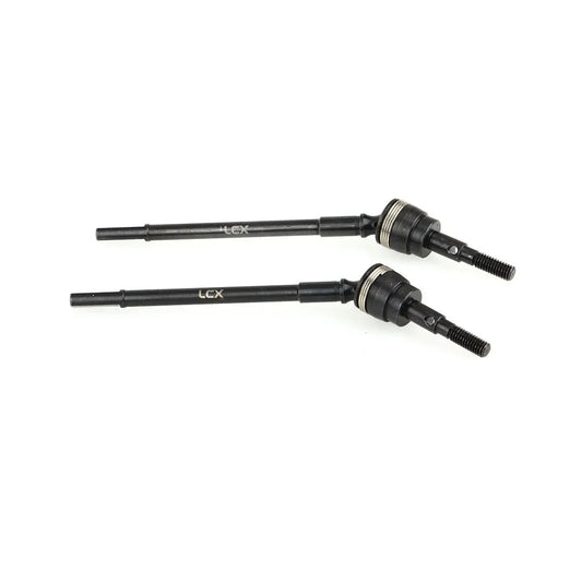 LCX Racing 1/10 RC Crawler Car Hard Steel AR44 Front Axle CVD Drive Shaft for Axial SCX10 II 90046 90047 Upgrades Accessories